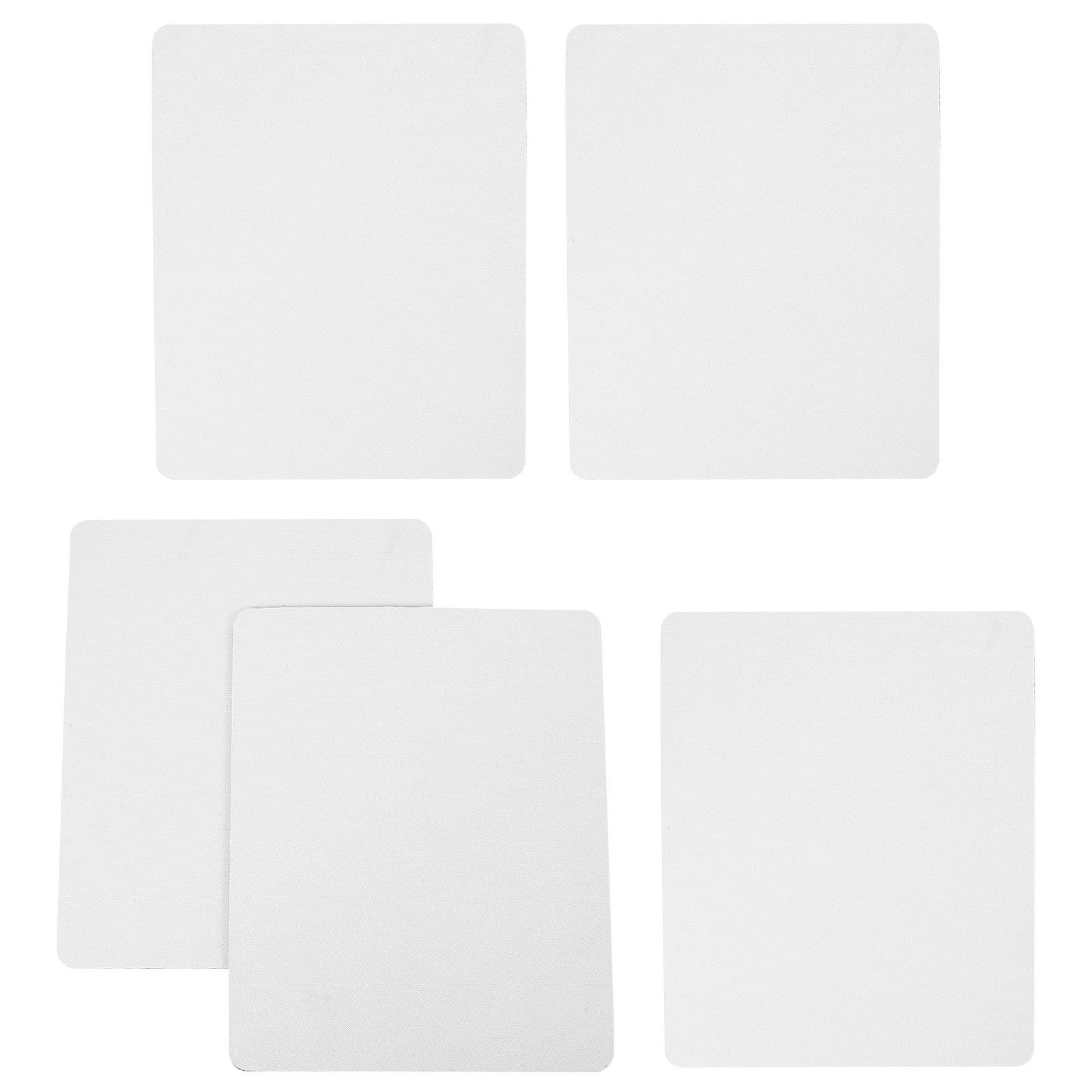 Mouse Pad Blank Sublimation - 5枚セット ゴム製昇華プリント用マウスパッド 無地デスクマット ゲーミングコンピューター ノートパソコン 昇華プリント