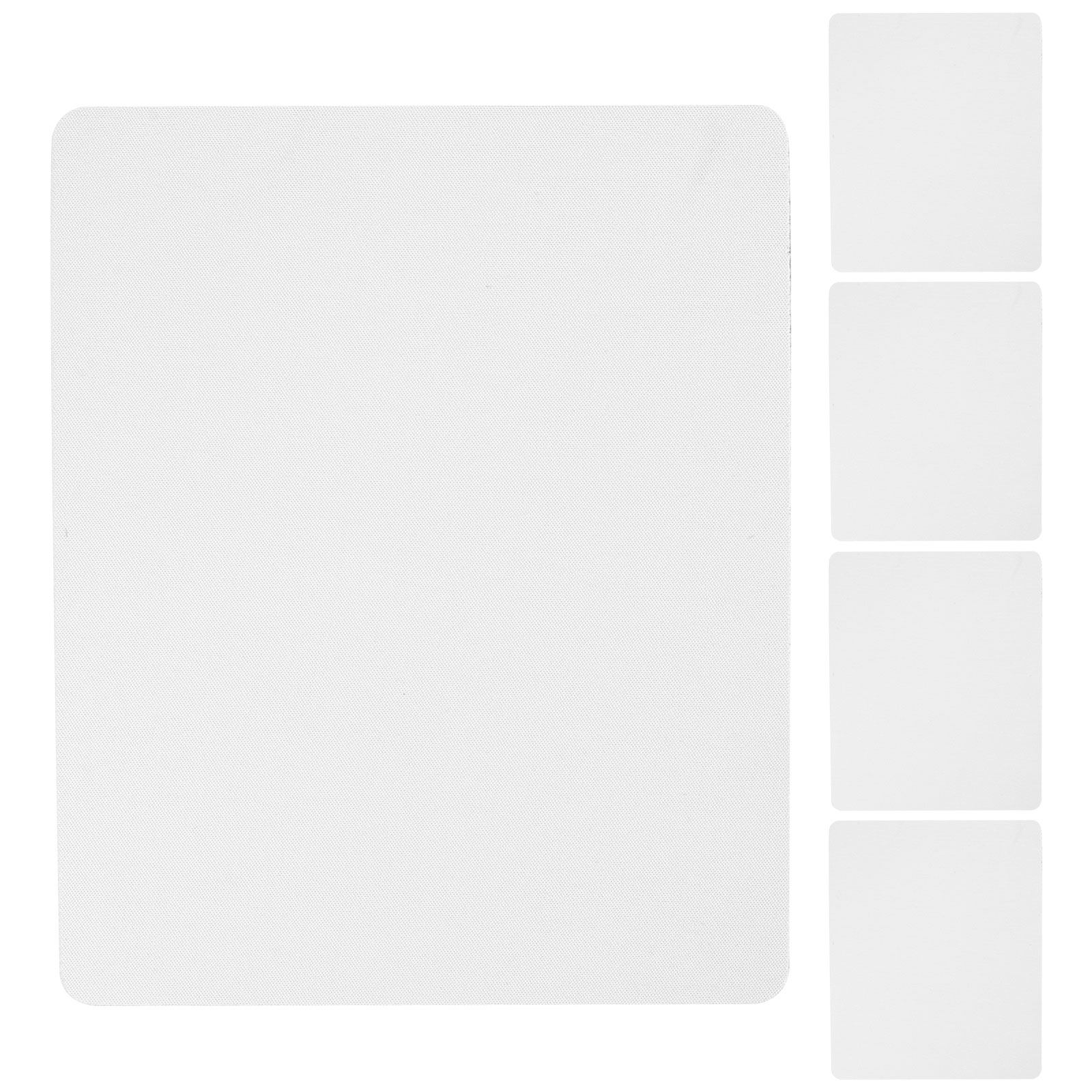 Mouse Pad Blank Sublimation - 5枚セット昇華型マウスパッド、滑り止めゴム製、ゲーミングコンピューター、ノートパソコン、デスク用昇華型マウスパッドブランク