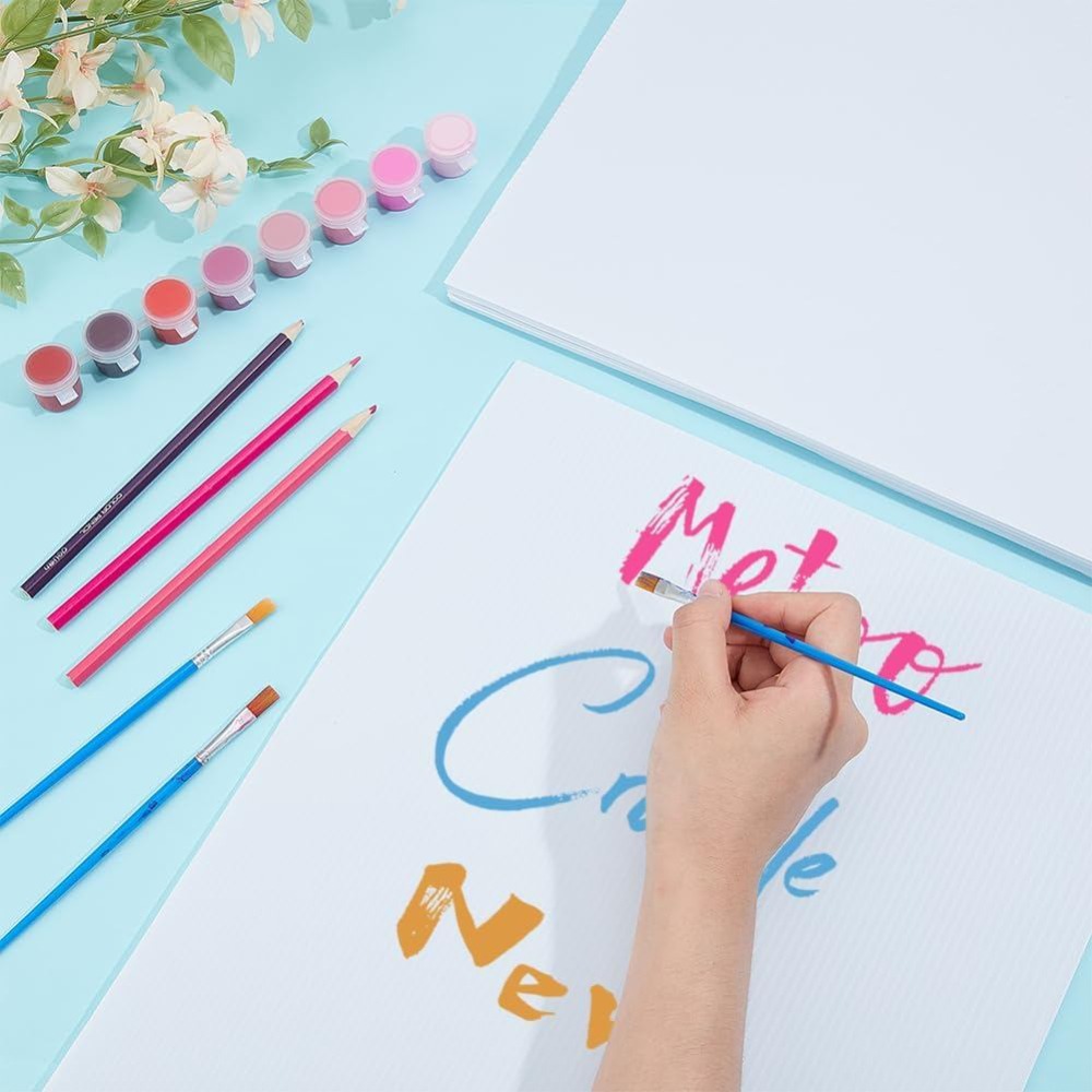 10枚入り 白色波形プラスチックシート 15.7x11.8イ - Yard Sign Blank のレビューと価格