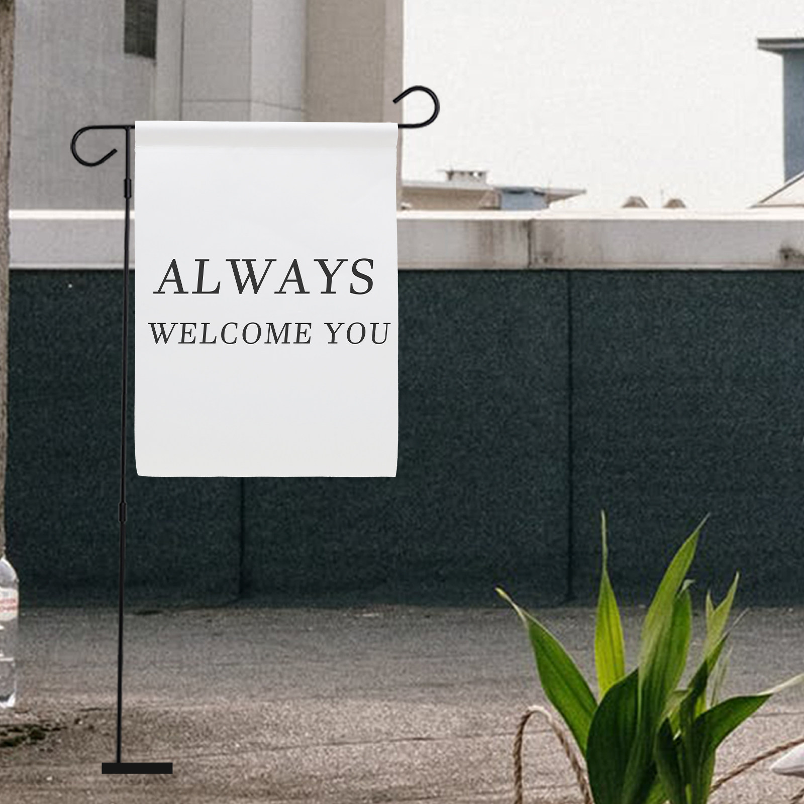 6枚組無地ホワイトガーデンフラッグ、DIY装飾用ヤードサイン - Yard Sign Blank のレビューと価格