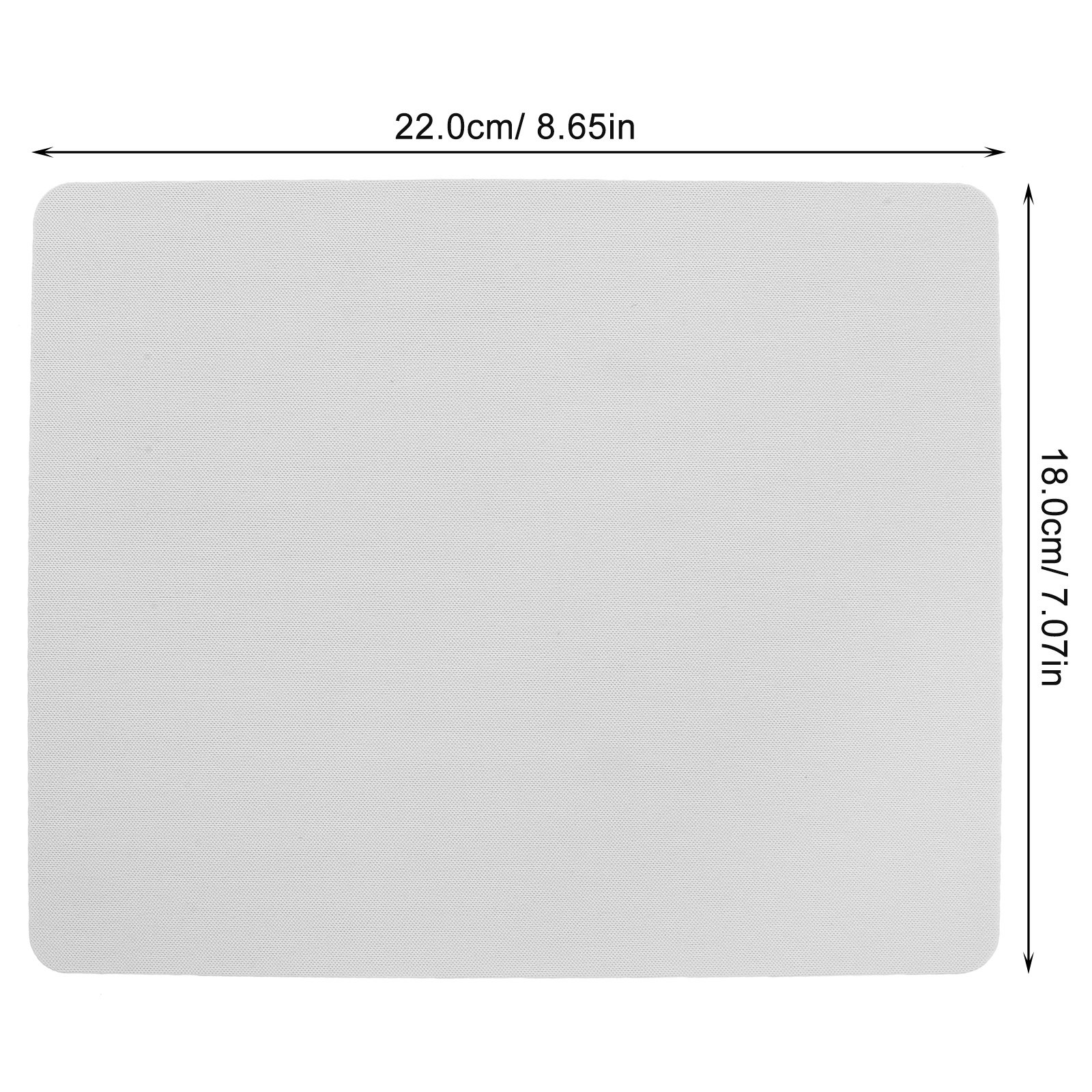 5 個の特大昇華型マウスパッドブランク、ゴム製裏面布表面、快 - Mouse Pad Blank Sublimation のレビューと価格